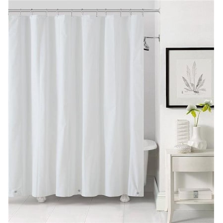 Zenna Home Zenna Home 272350 70 x 72 in. PEVA Light Weight Shower Liner; White 272350